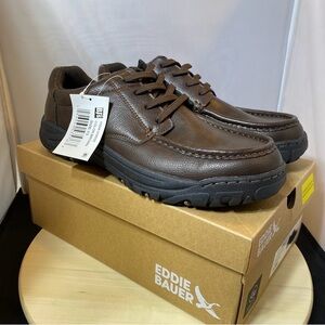 NEW!! Eddie Bauer Men's Langley Brown Loafers Shoes Size 13M